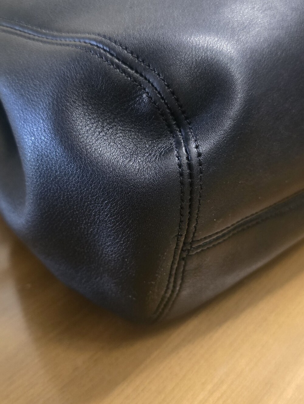 Coach Lexington 4180 Vintage 1998 Drawstring Bucket Bag Y2K Black Leather Italy - Picture 13 of 15